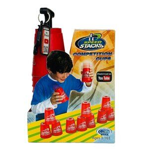Speed Stacks Competition Cups Authentic Sport Stacking Set -Red  Brand New